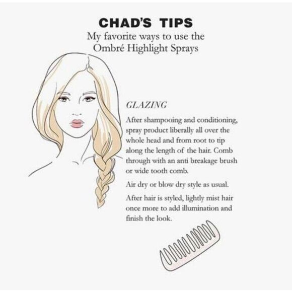 CHAD KENYON - NWT - Set of 3 Ombré Highlight Spray (all blonde tones) 5 oz Each - Picture 7 of 12